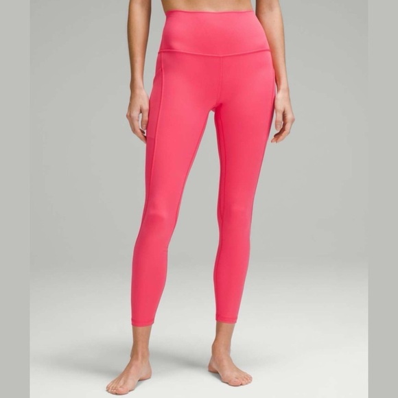 Lululemon Align High Rise Pants with Pockets Leggings Glaze Pink Size 14 NWT - Picture 1 of 11